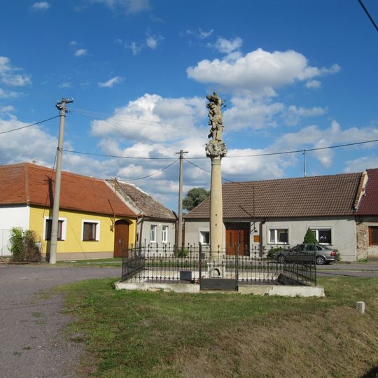 Sloup se sochou svatého Šebestiána