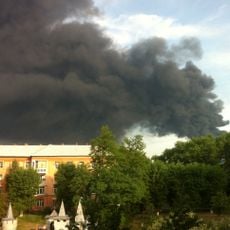 Fire at Kryachki petroleum depot