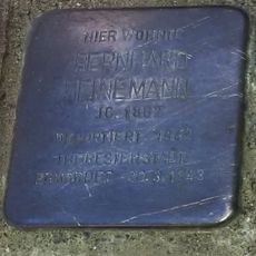 Stolperstein dedicated to Bernhard Heinemann