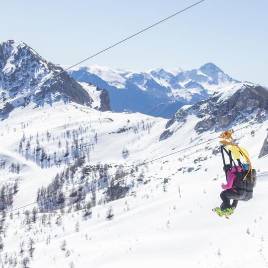 Serre-Chevalier giant zip line