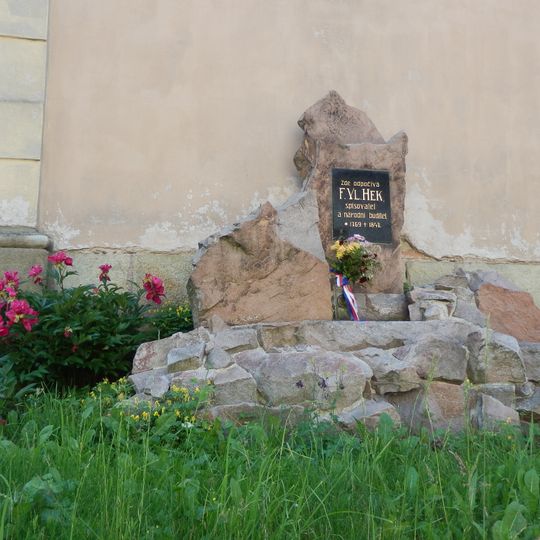 Monument to František Vladislav Hek in Letohrad