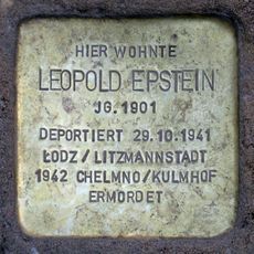 Stolperstein dedicated to Leopold Epstein