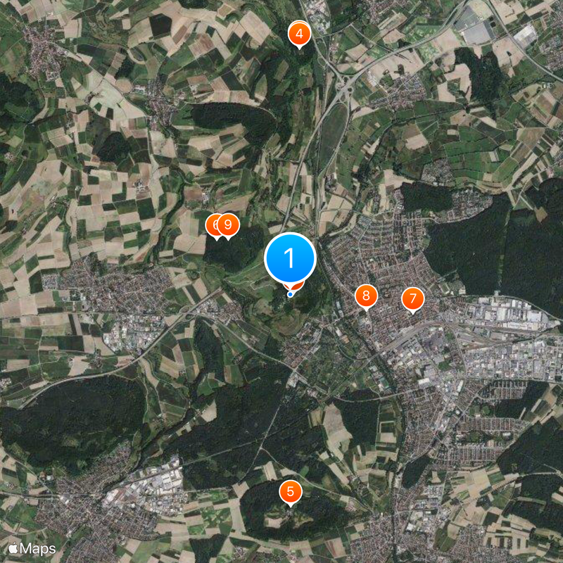 Festung Hohentwiel Mapa