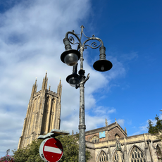 Lamp Standard On South East Corner Of Churchyard Of St Cuthbert