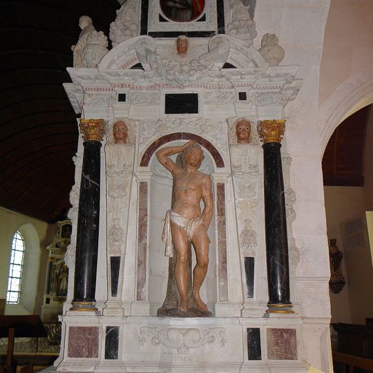 Retable de Saint-Sébastien de l'église de Saint-Martin-de-Connée