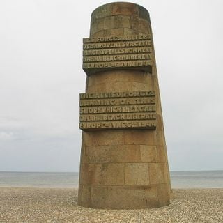 Omaha beach Signal memorial