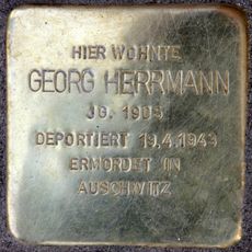 Stolperstein en memoria de Georg Herrmann