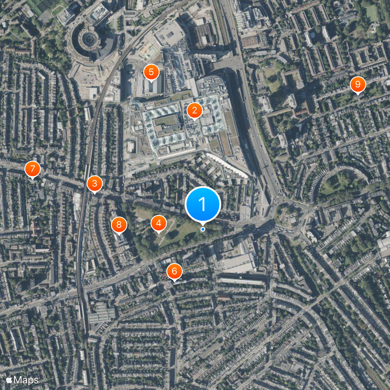 Shepherd's Bush Map