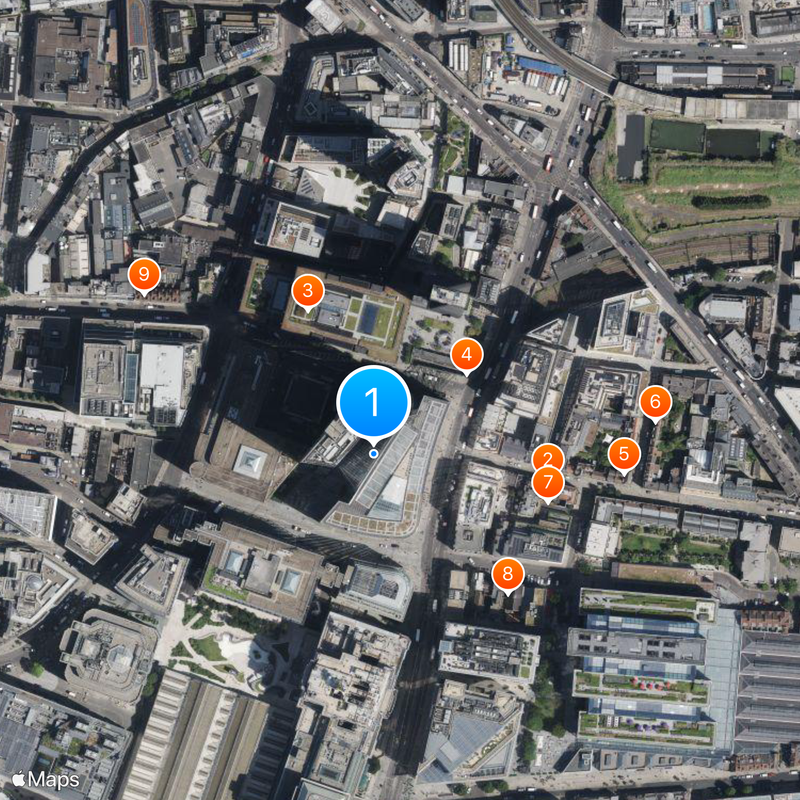 Broadgate Tower Mappa