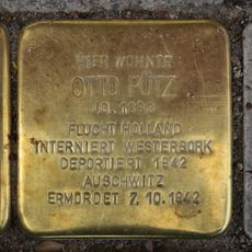 Stolperstein en memoria de Otto Pütz