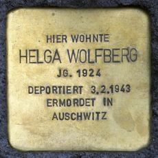 Stolperstein en memoria de Helga Wolfberg