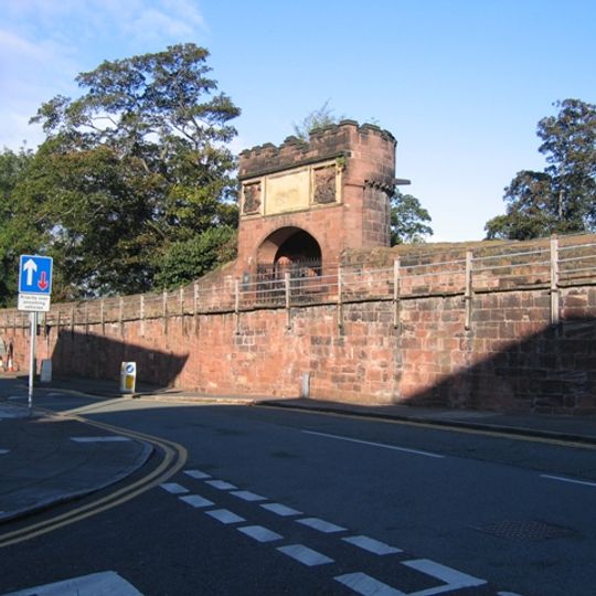Part Of City Wall From Thimblebys Tower To Old Newgate