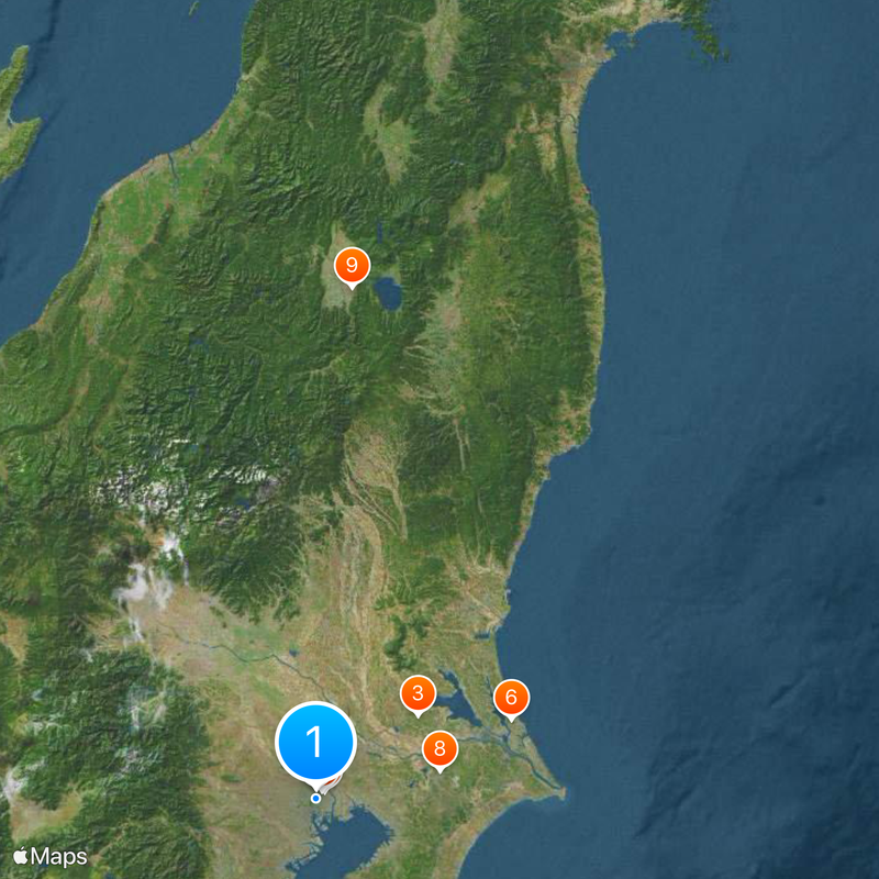 Japan National Route 6 Mapa