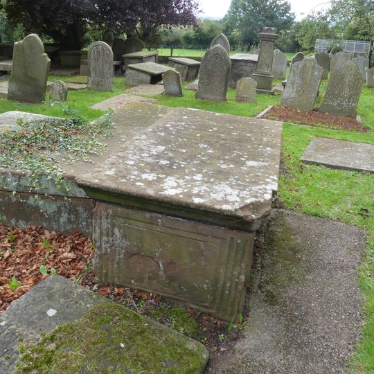 Tombchest of Rev M Reay and 4 children, 8 metres south of south porch of Church of St Michael