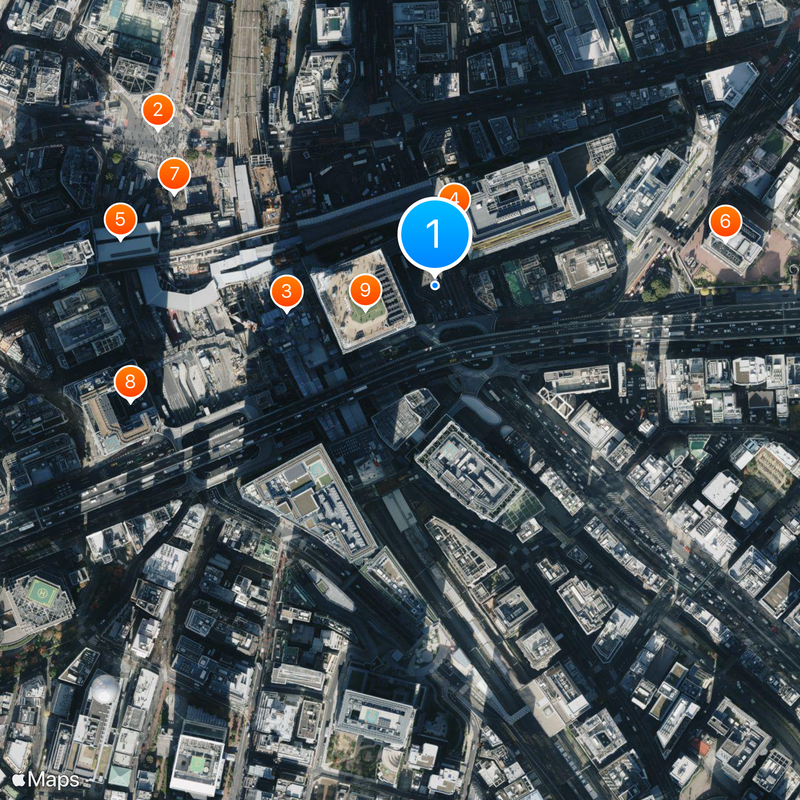 Shibuya Station Mapa