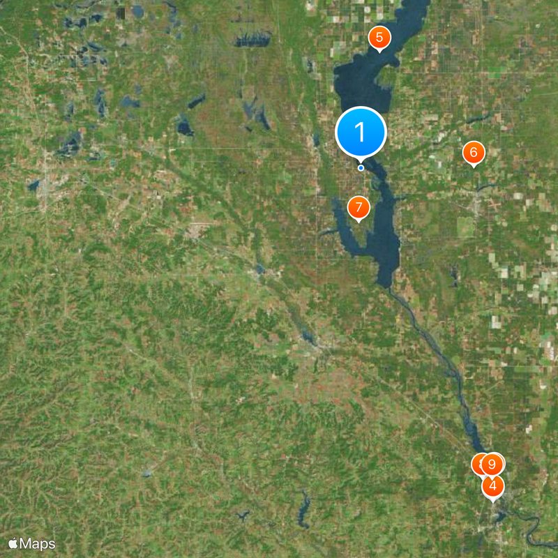 Wisconsin Territory Map