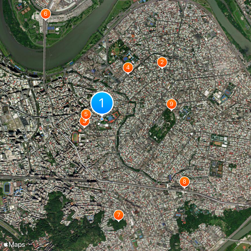 New Taipei City Private Nanshan High School Map