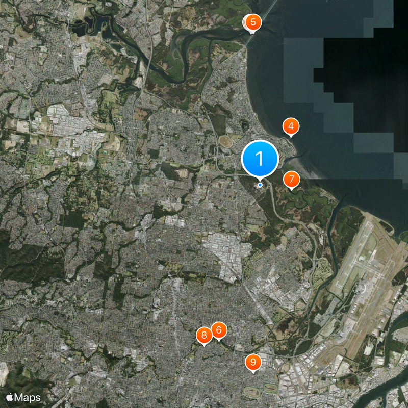 Brisbane Entertainment Centre Map