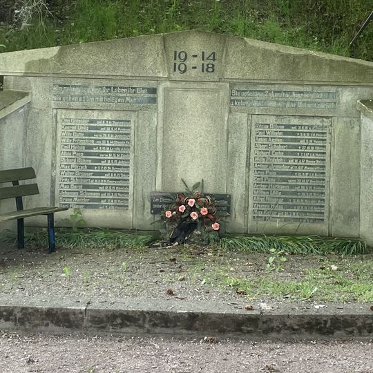 Denkmal für die Gefallenen des Ersten Weltkrieges Garnsdorfer Hauptstraße 92