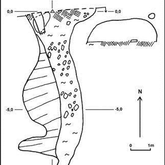 Jaskinia w Jaworzyńskim Żlebie