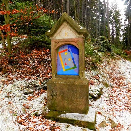 10. zastavení na křížové cestě na Starou Horu