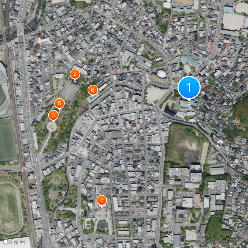 Catedral de Urakami Mapa