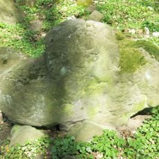 Smírčí kříž v lese poblíž vodojemu severně od Janovic