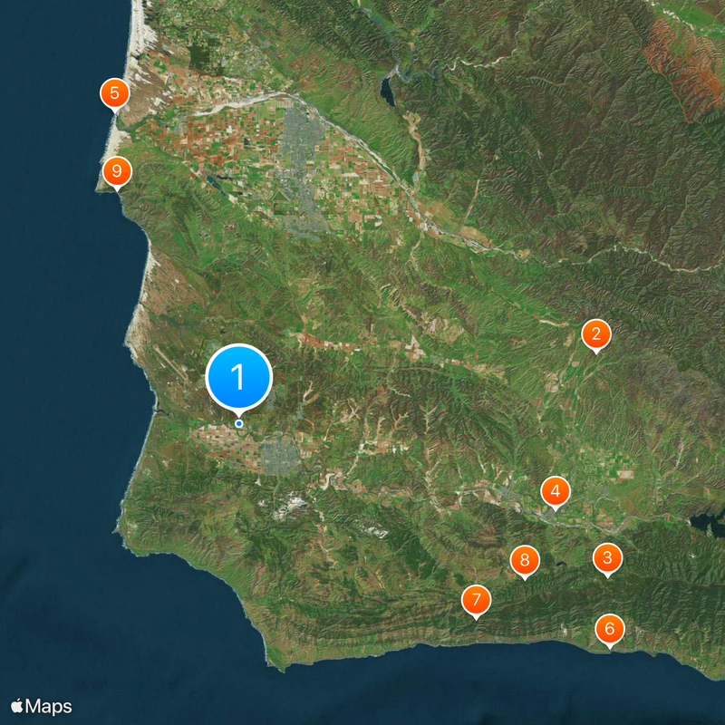United States Penitentiary, Lompoc Map