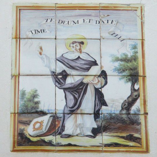 Cermic panel of Saint Vincent Ferrer