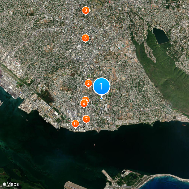 Sabina Park Map