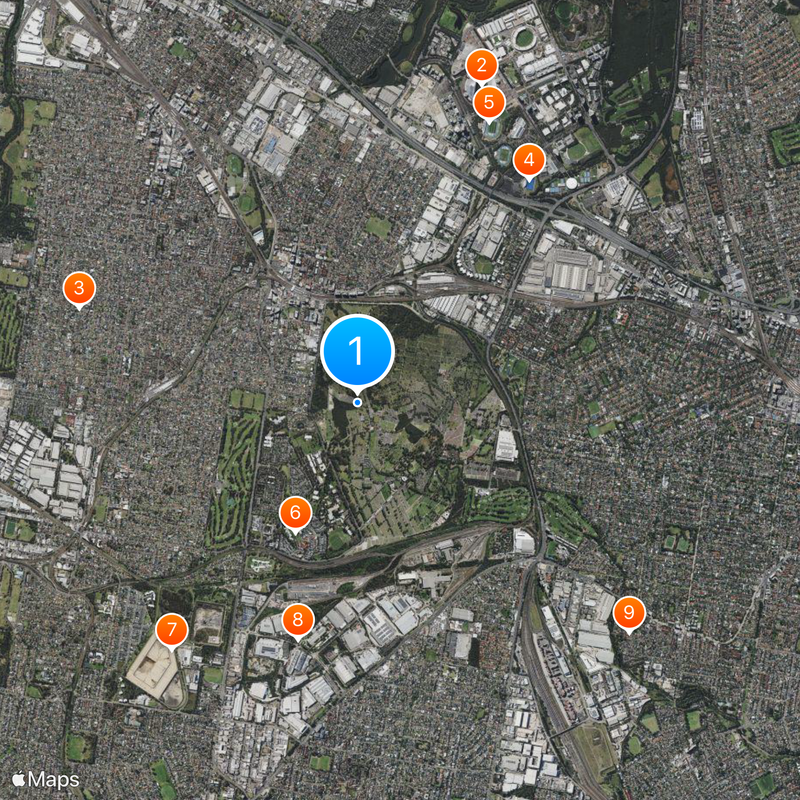 Rookwood Necropolis Map