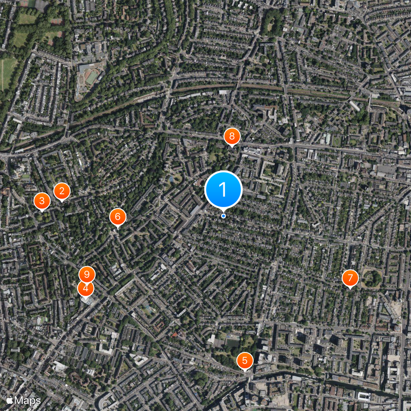 Canonbury Map