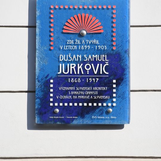 Pamětní deska Dušana Jurkoviče