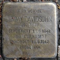 Stolperstein en memoria de Emmy Davidsohn