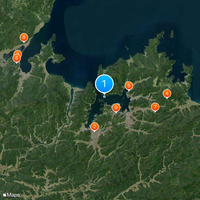 Kyoto Maizuru Port Map