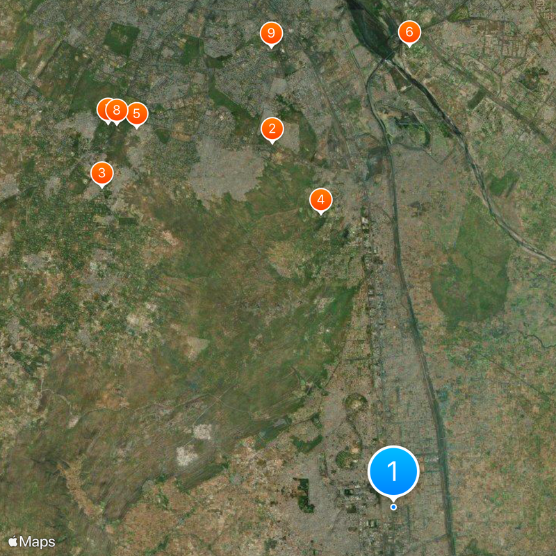 J.C. Bose University of Science and Technology, YMCA Map