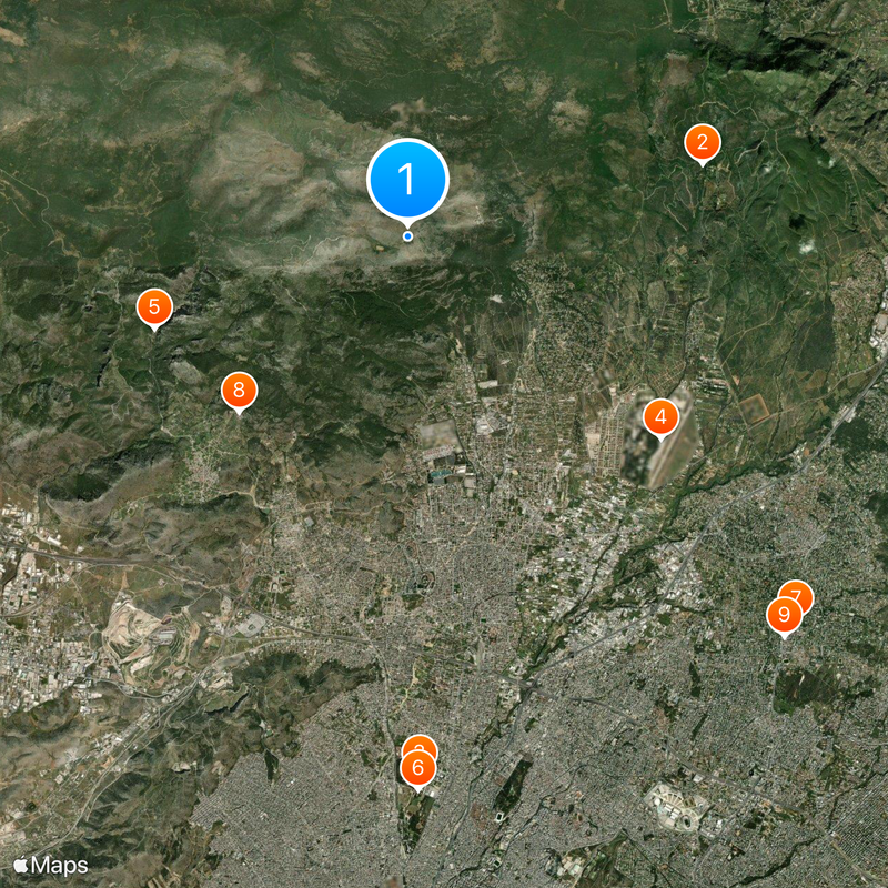Parnitha Sanatorium Map