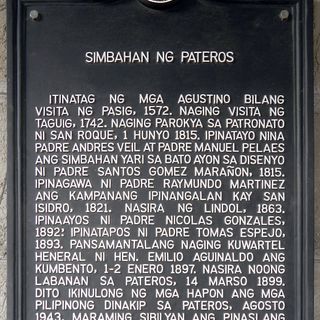 Church of Pateros historical marker