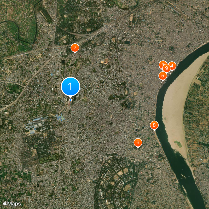 Banaras railway station Map