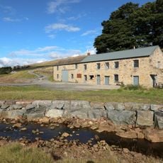 Range Of Lead Mine Buildings On East Side Of River West Allen