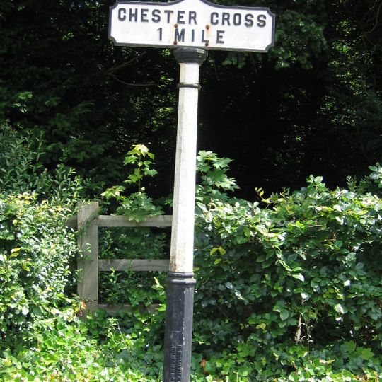 Milepost Approximately 450 Metres South Of Overleigh Roundabout