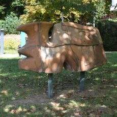 Plastika Velbloud v Komíně
