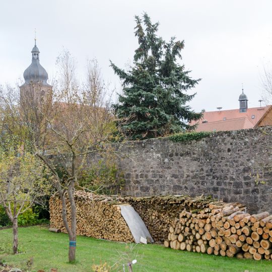 City wall and moat area