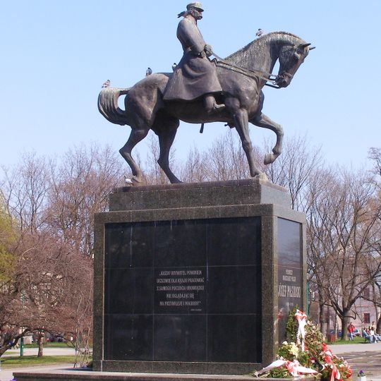 Józef Piłsudski monument in Lublin