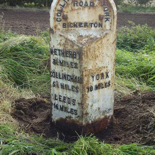 Mile Post Approximately 350 Metres East Of Turning To Bickerton