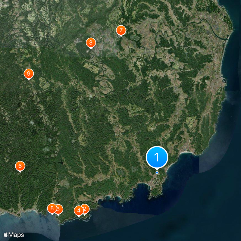International Budo University Map