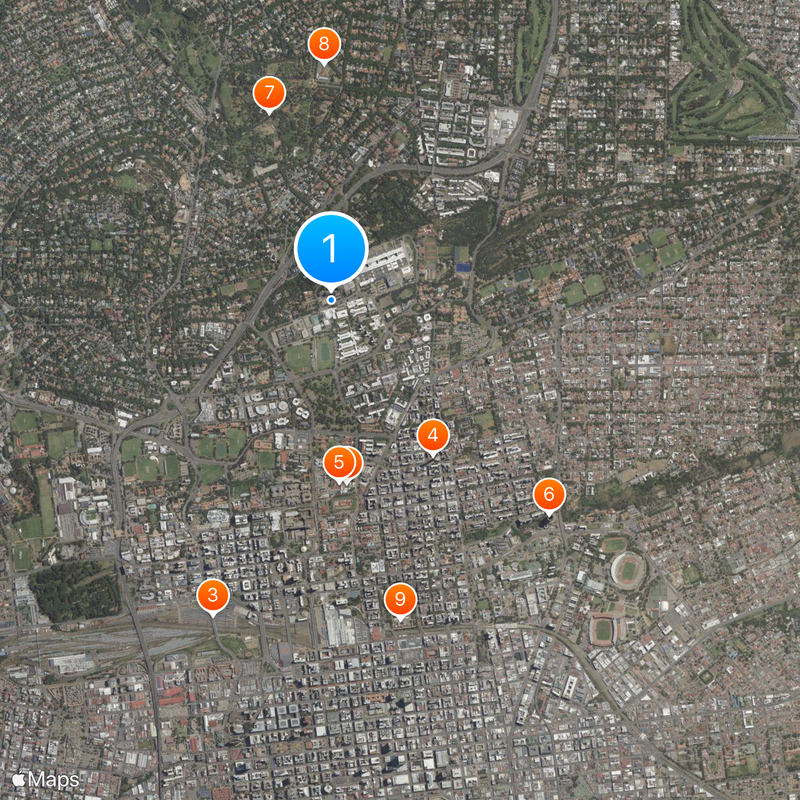 Charlotte Maxeke Johannesburg Academic Hospital Map