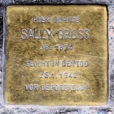 Stolperstein en memoria de Sally Gross