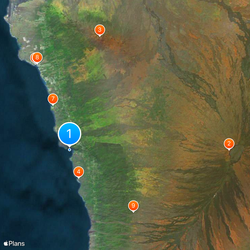 Baie de Kealakekua Carte