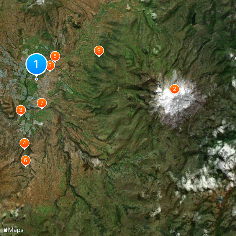 Cayambe Map